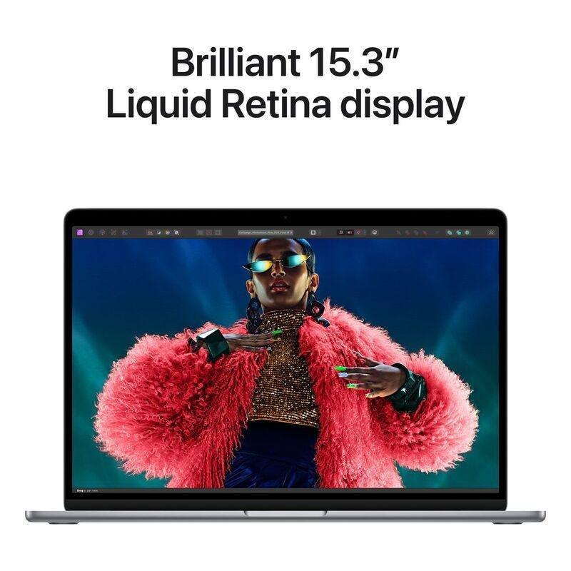 Apple 15-inch MacBook Air With Apple M3 chip with 8-core CPU and 10-core GPU/16GB/256GB SSD - Space Grey (English), , large image number 2