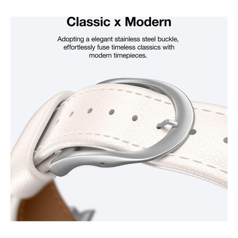 AmazingThing Class Watch Band For Apple Watch 49/46/45/44/40mm - White, , large image number 5