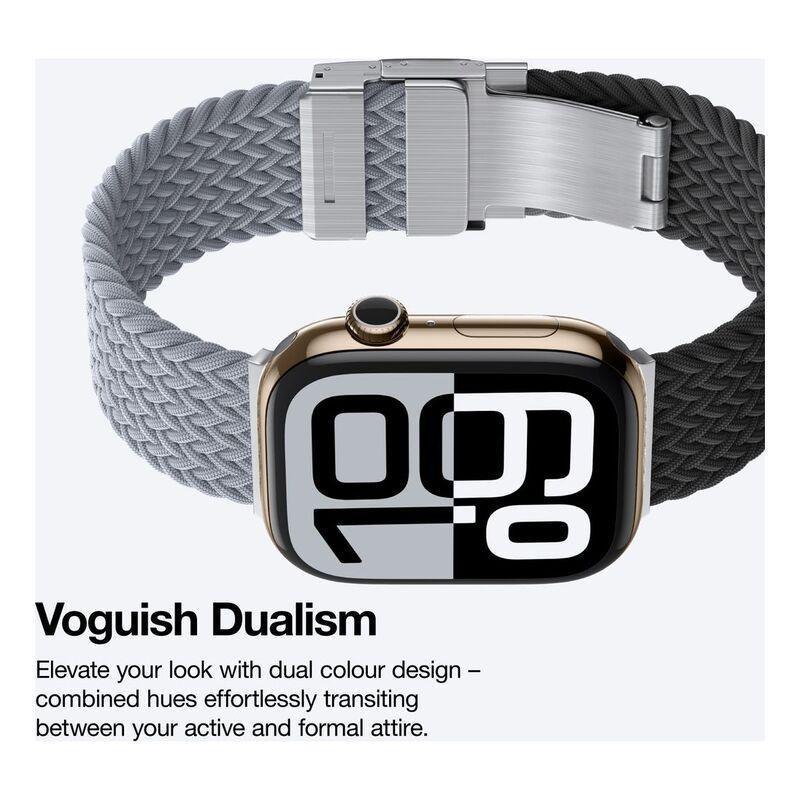 AmazingThing Blend Watch Band For Apple Watch 49/46/45/44/40mm - Grey/Black, , large image number 5