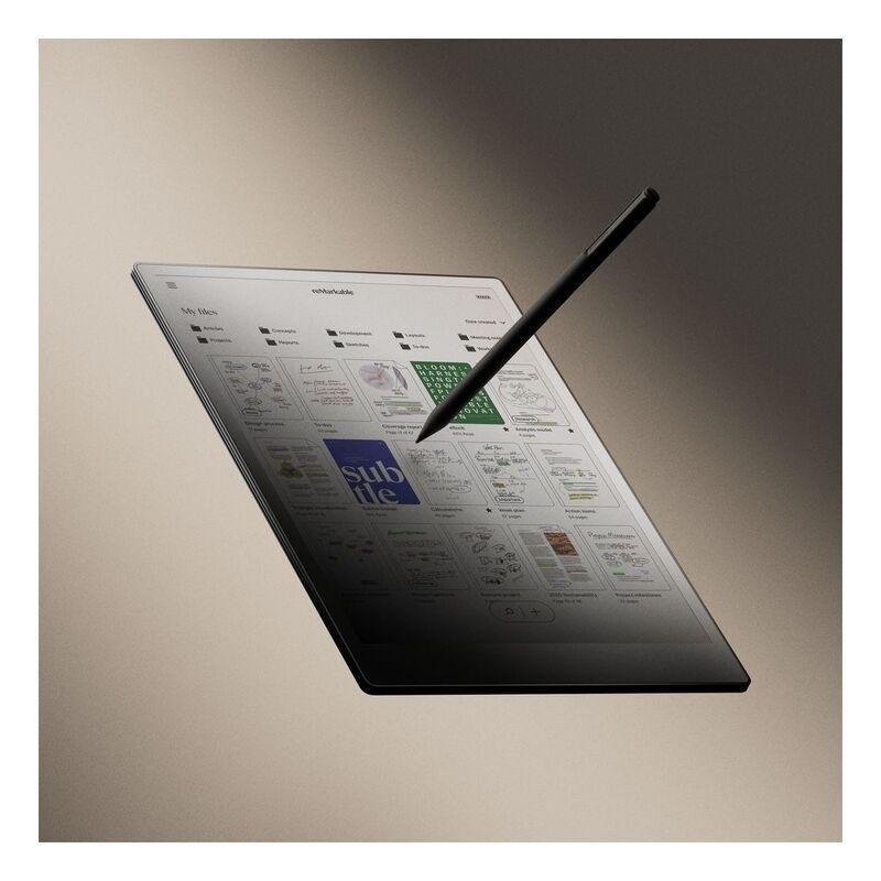 reMarkable PaperPro + MarkerPlus + BookFolio Pro Leather Black, , large image number 1