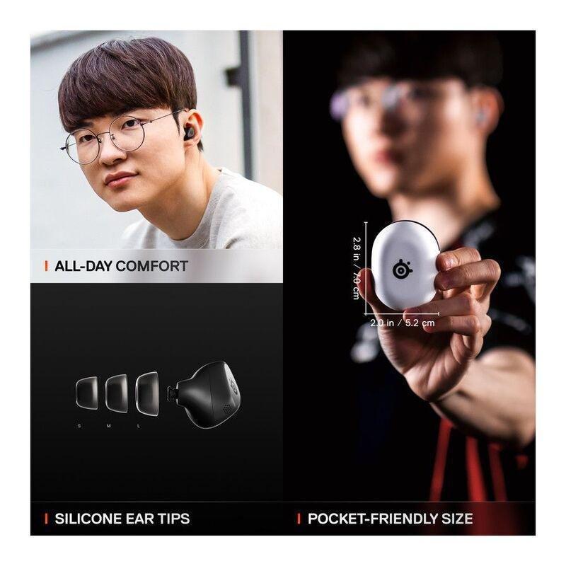 SteelSeries Arctis GameBuds for PlayStation Wireless Gaming Earbuds - Black, , large image number 3