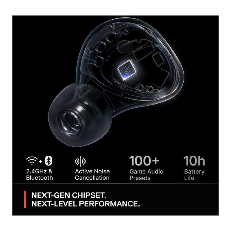 SteelSeries Arctis GameBuds for PlayStation Wireless Gaming Earbuds - White, , large image number 2