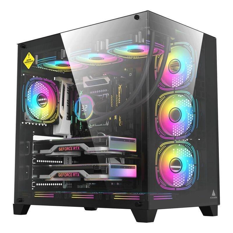 ANIGMA Pre-built Gaming Desktop Intel Core Ultra 7-265KF/PRIME Z890-P WIFI Motherboard/32GB RAM/1TB SSD/RTX 4070 SUPER 12GB/A-RGB 360mm AIO Liquid ..., , large image number 0