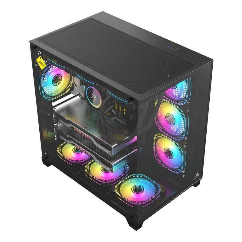 ANIGMA Pre-built Gaming Desktop Intel Core Ultra 7-265KF/PRIME Z890-P WIFI Motherboard/32GB RAM/1TB SSD/RTX 4070 SUPER 12GB/A-RGB 360mm AIO Liquid ..., , large image number 2