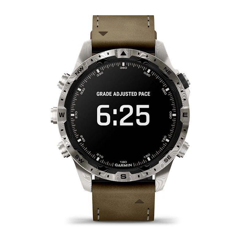 Garmin MARQ Adventurer (Gen 2) Smartwatch - Damascus Steel Edition, , large image number 2