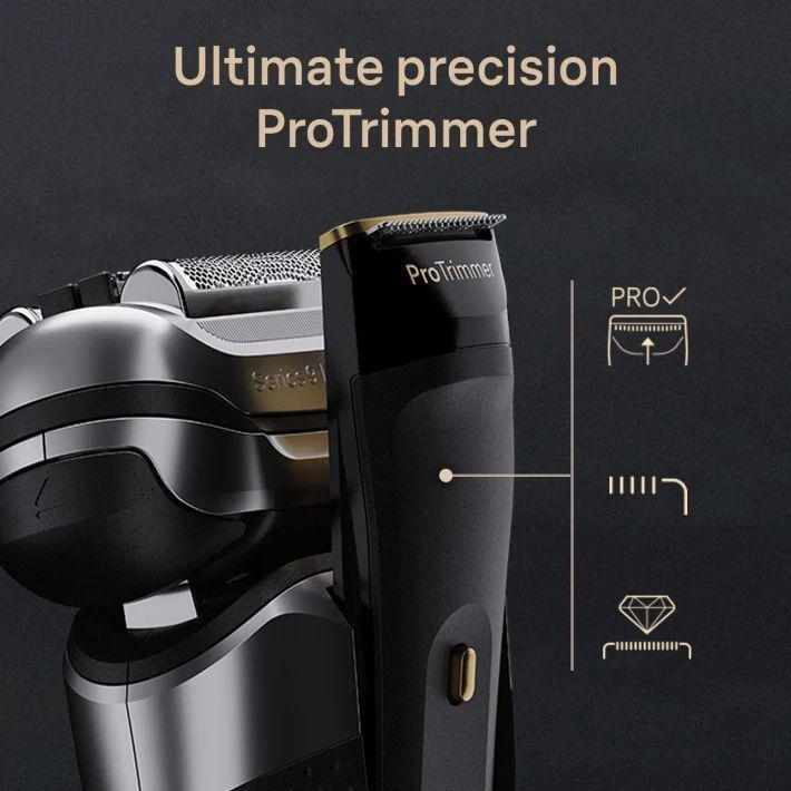 Braun Series 9 Pro+ 9519s Electric Shaver with Charging Stand and Travel Case - Gold, , large image number 3