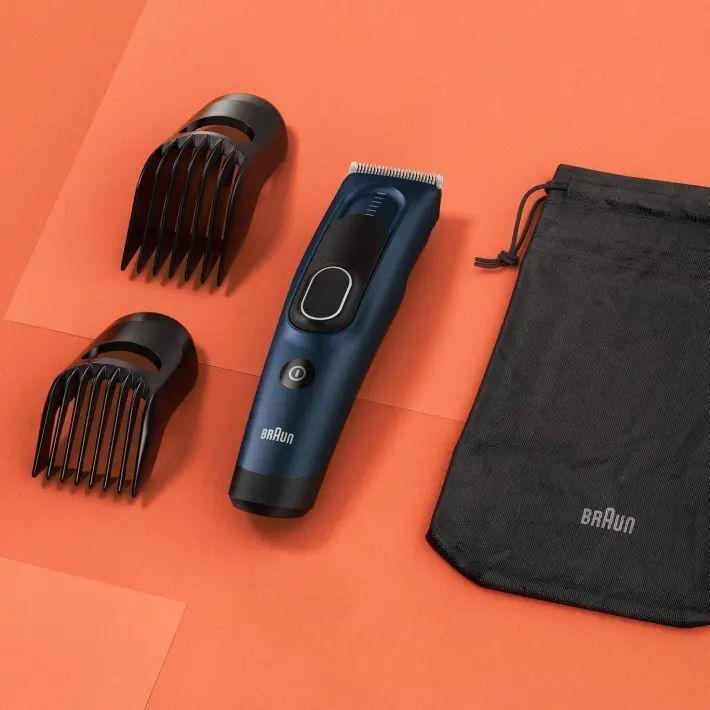Braun Hair clipper Series 5 HC5350 with 17 Length Settings 2 Combs & Pouch, , large image number 4