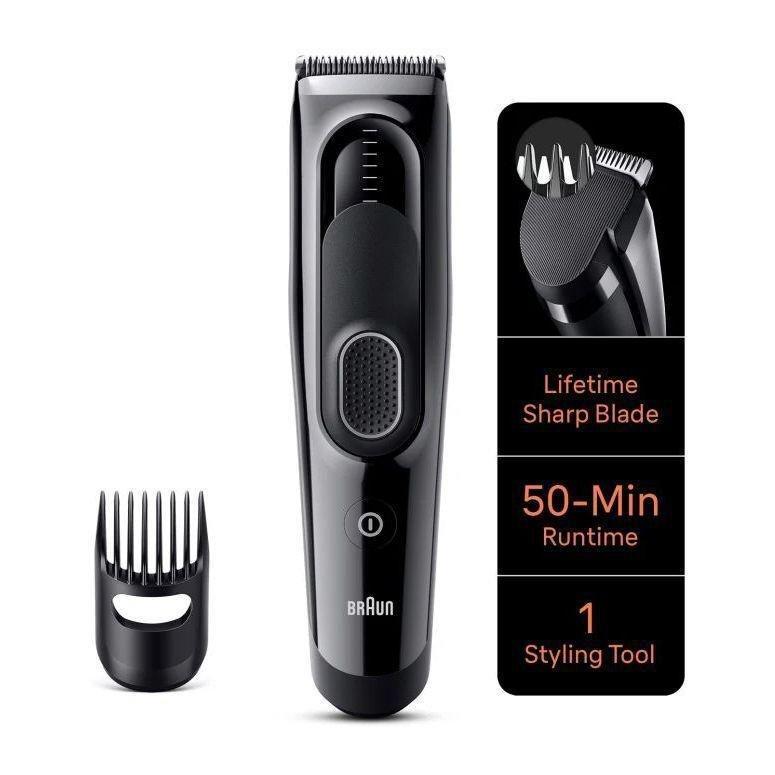 Braun Hair Clipper Series 5 HC5310 with 9 Length Settings and 1 Comb, , medium