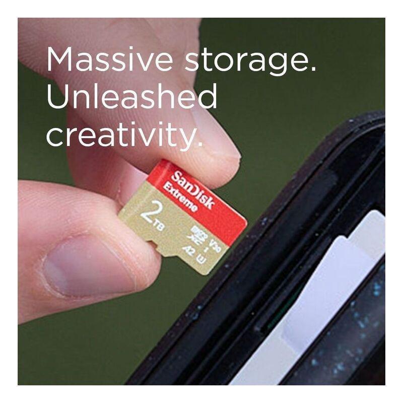 SanDisk Extreme microSDXC UHS-I Card 2TB Up to 240MB/s Without Adaptor, , large image number 1