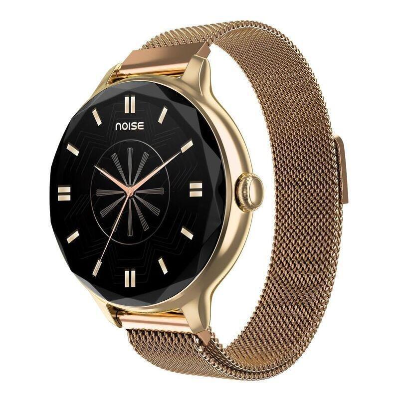 Noise NoiseFit Diva Smartwatch - Gold Link, , large image number 0