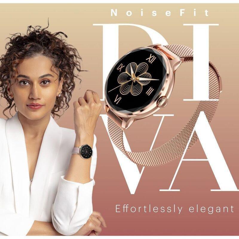 Noise NoiseFit Diva Smartwatch - Rose Pink, , large image number 1
