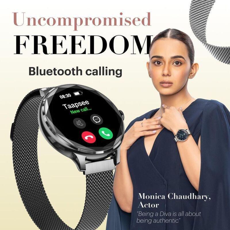Noise NoiseFit Diva Smartwatch - Rose Pink, , large image number 4