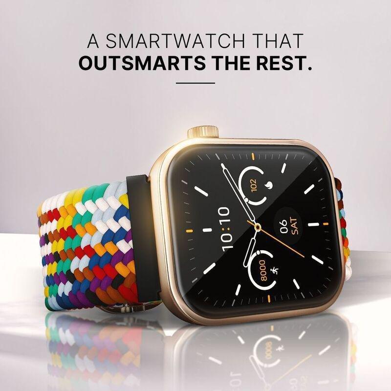 Noise ColorFit Pro 5 Smartwatch - Rainbow Weave, , large image number 1