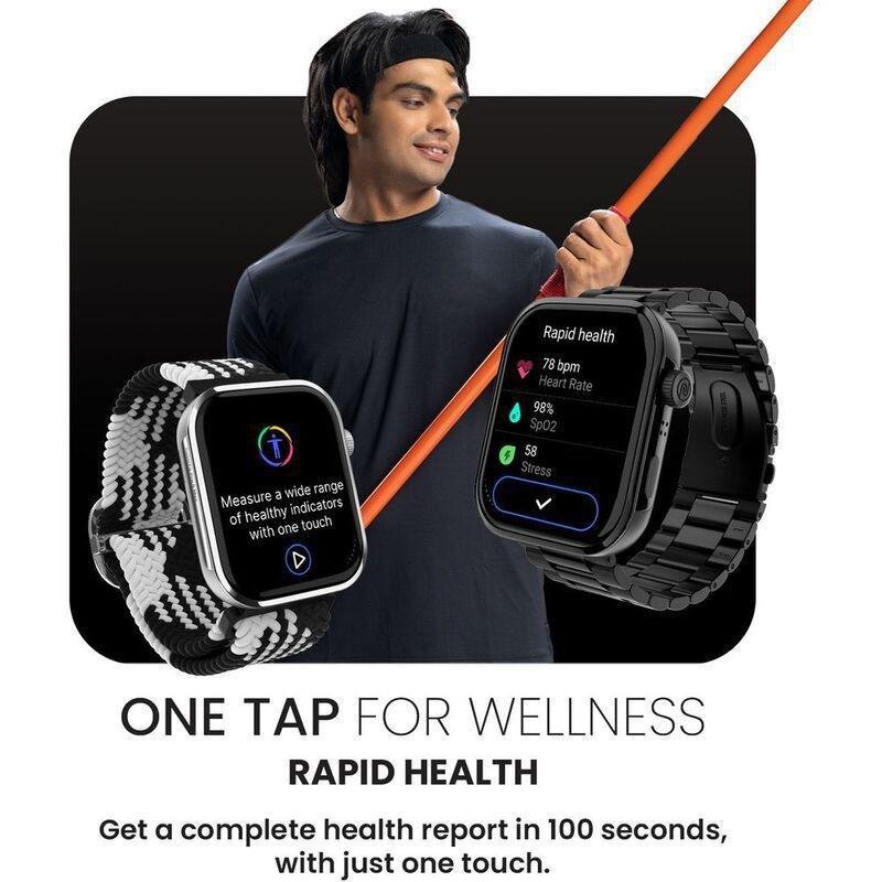 Noise ColorFit Pro 5 Max Smartwatch - Jet Black, , large image number 2
