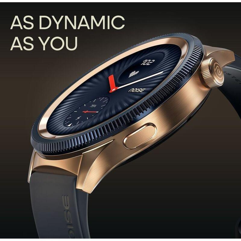 Noise NoiseFit Halo 2 Smartwatch - Gold Blue, , large image number 0