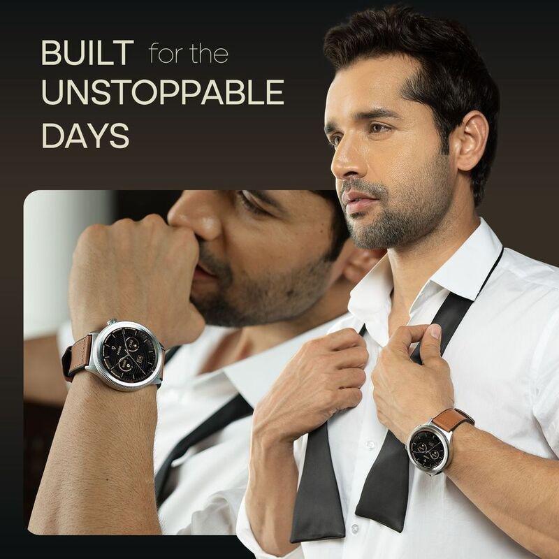 Noise NoiseFit Halo 2 Smartwatch - Gold Blue, , large image number 1