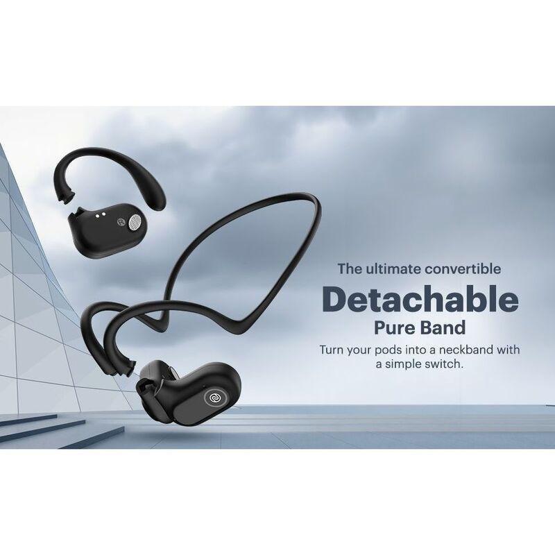 Noise Pure Pods True Wireless Bluetooth Earbuds - Power Black, , large image number 2