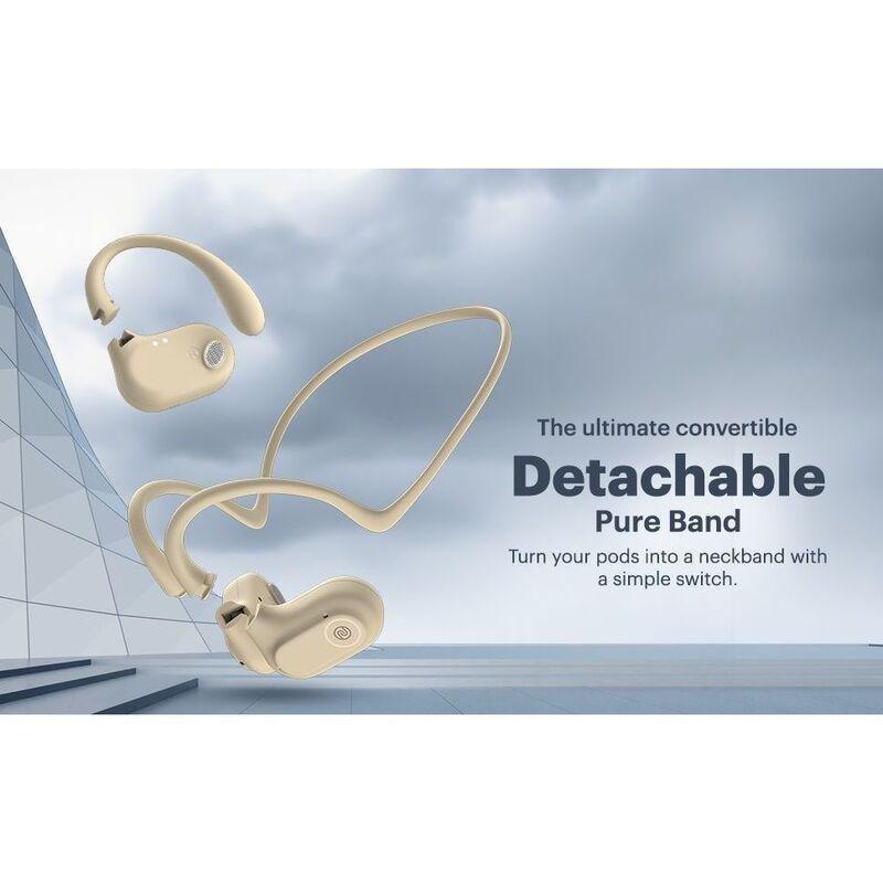 Noise Pure Pods True Wireless Bluetooth Earbuds - Zen Beige, , large image number 2