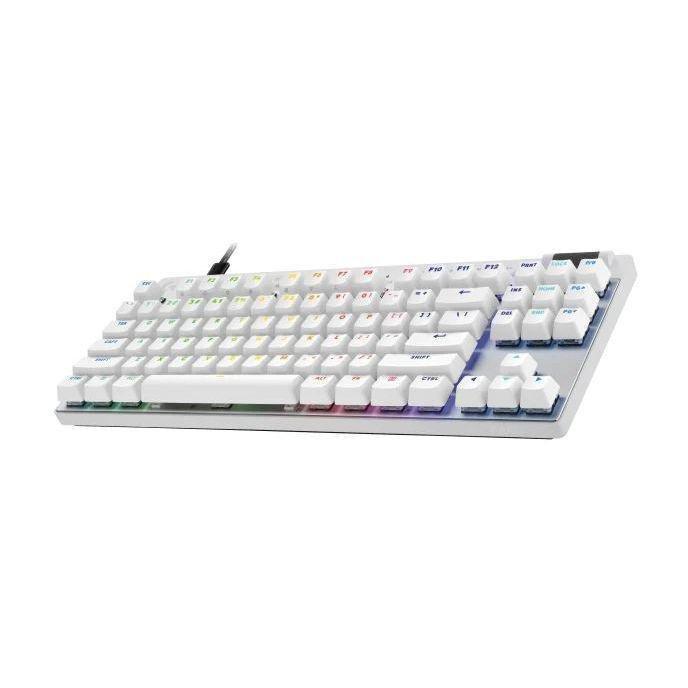 Logitech G Pro X TKL Rapid Wired Gaming Keyboard - White (English), , large image number 1
