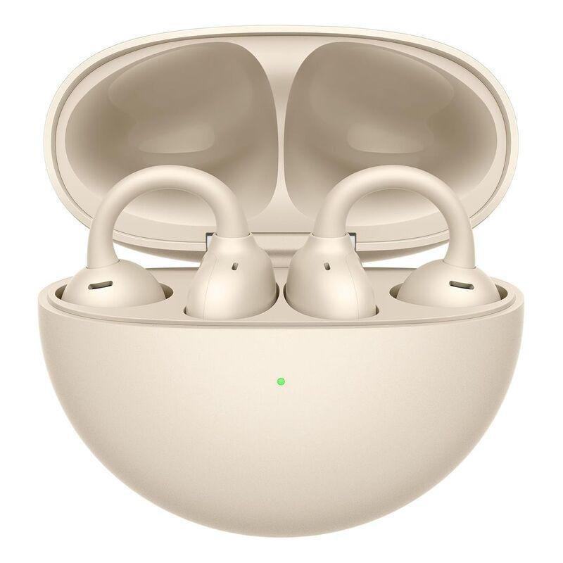 HUAWEI FreeClip Open-Ear True Wireless Earbuds With Wireless Charge Case - Beige, , large image number 0