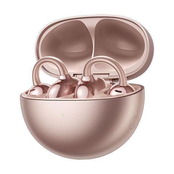 HUAWEI FreeClip Open-Ear True Wireless Earbuds With Wireless Charge Case - Rose Gold, , large image number 0