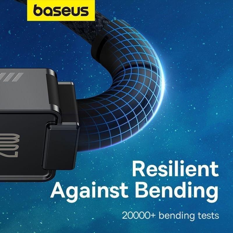 Baseus Unbreakable Fast Charging Data Cable Type-C to Lightning 20W 2m - Cluster Black, , large image number 2