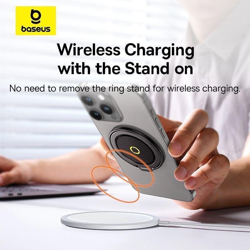 Baseus MagPro II Magnetic Ring Phone Stand - Cosmic Black, , large image number 2