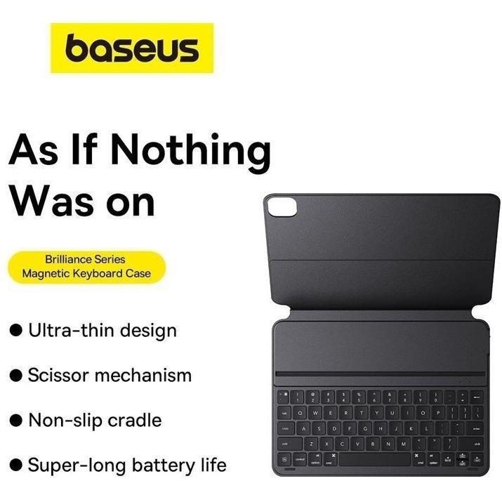 Baseus Brilliance Magnetic Keyboard Case for iPad Air 4/Air 5 10.9"/iPad Pro 11" - Cluster Black, , large image number 3