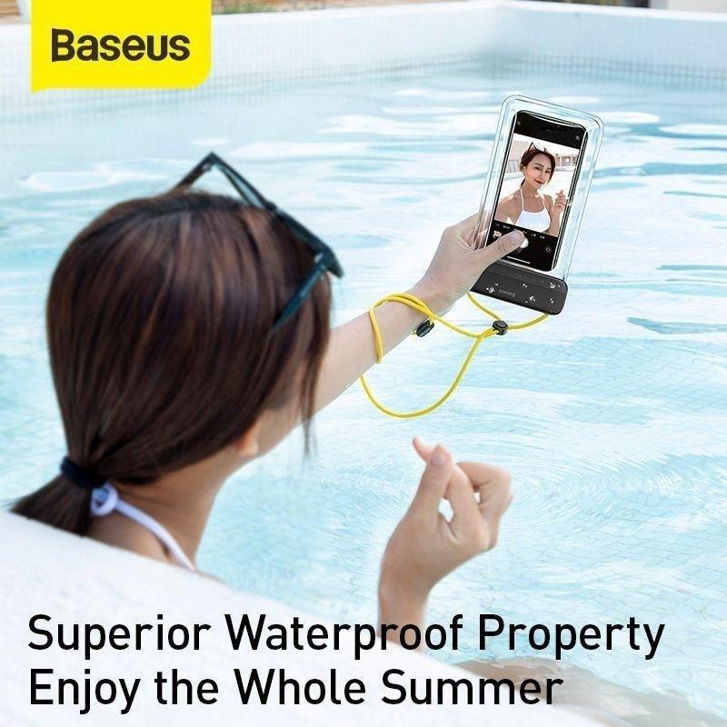 Baseus AquaGlide Waterproof Phone Pouch with Slide Lock - Cluster Black, , medium