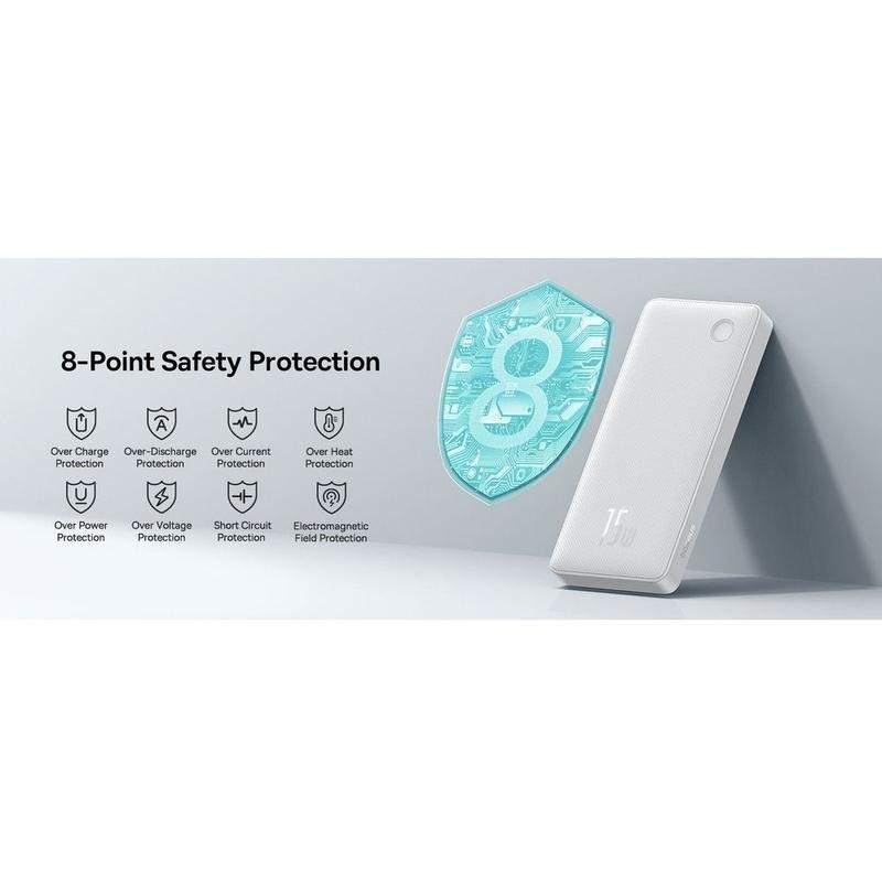 Baseus Airpow Lite Power Bank 10000mAh 15W - Moon White, , large image number 3