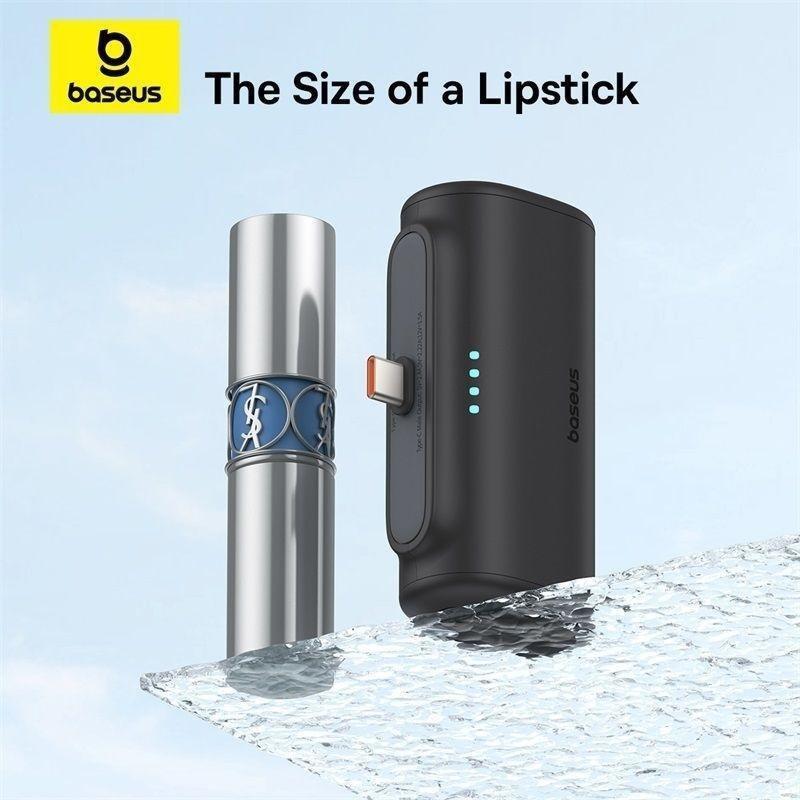 Baseus Compact Fast Charging Power Bank Type-C 5000mAh 20W - Cluster Black, , large image number 2