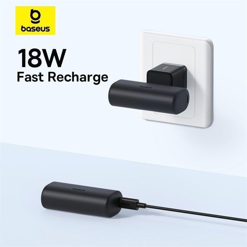 Baseus Compact Fast Charging Power Bank Type-C 5000mAh 20W - Cluster Black, , large image number 3