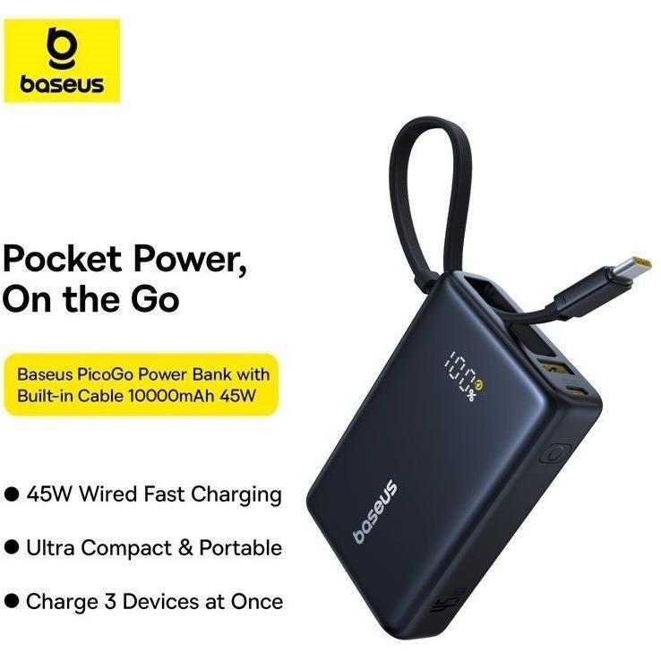 Baseus PicoGo Digital Display Power Bank 10000mAh 45W - Cosmic Black, , large image number 3
