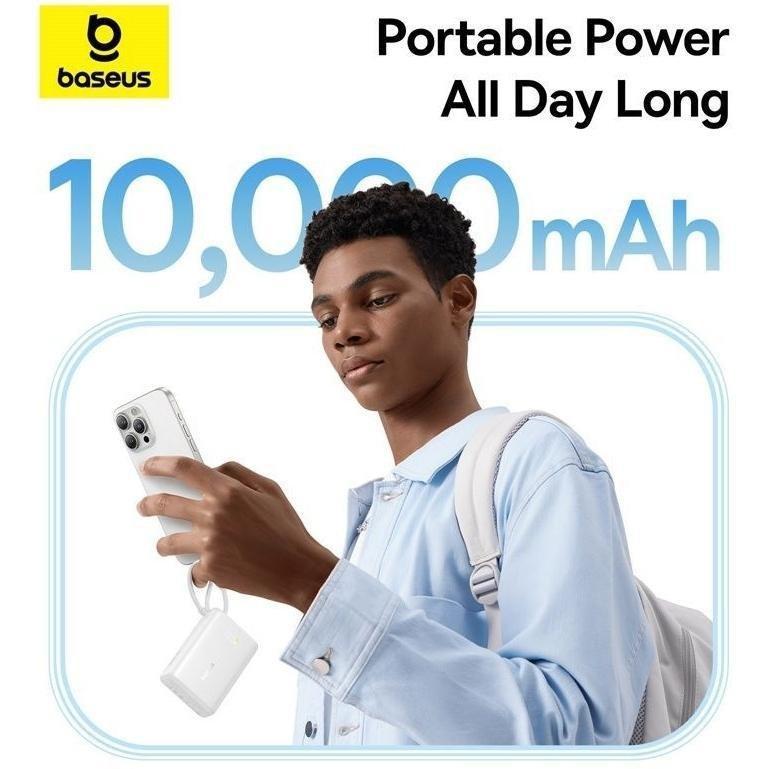 Baseus PicoGo Digital Display Power Bank 10000mAh 45W - Moon White, , large image number 3