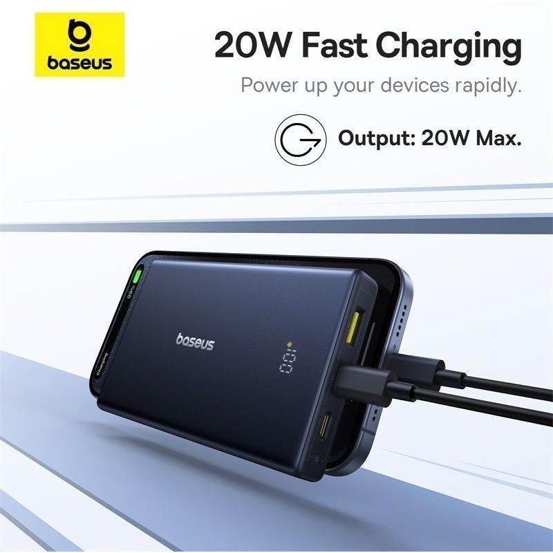 Baseus PicoGo Power Bank with Digital Display 10000mAh 20W - Cosmic Black, , large image number 4