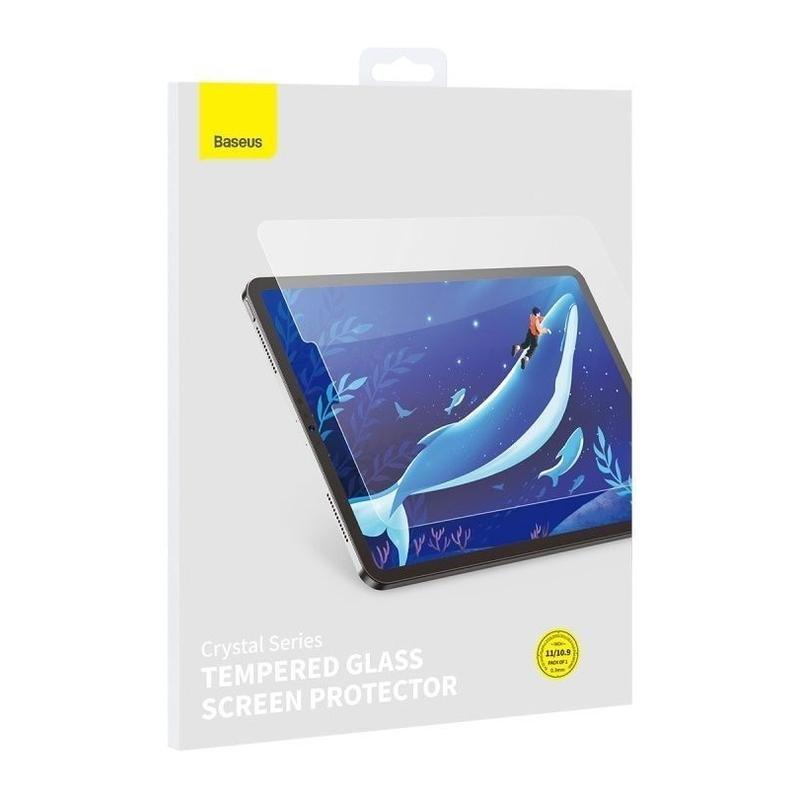 Baseus Crystal HD Tempered Glass Screen Protector for iPad Pro 11&#8221;/Pad Air4 10.9&#8221; - Clear, , large image number 0