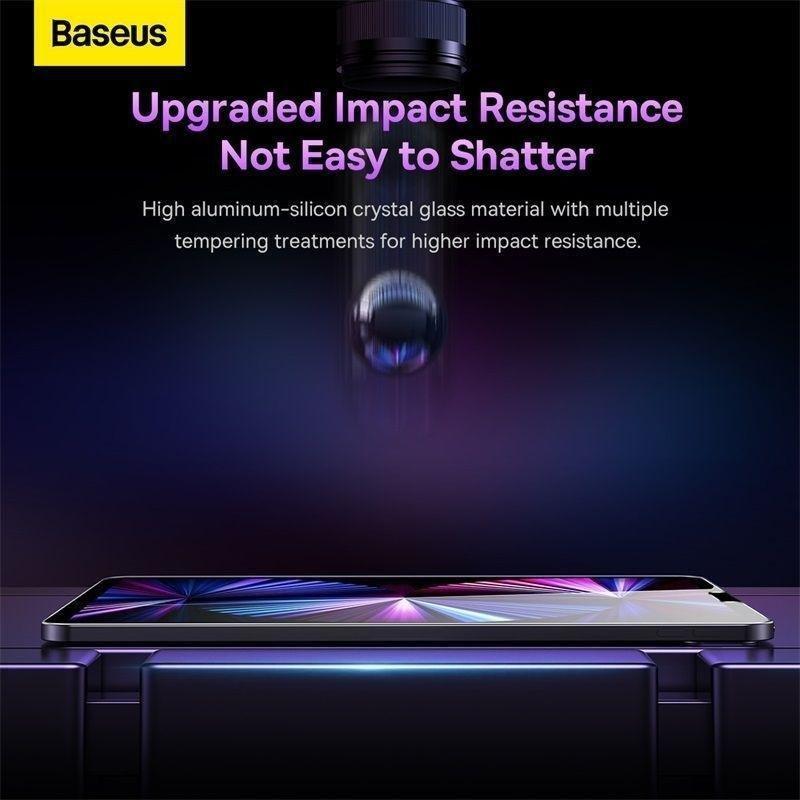 Baseus Crystal HD Tempered Glass Screen Protector for iPad Pro 11&#8221;/Pad Air4 10.9&#8221; - Clear, , large image number 2