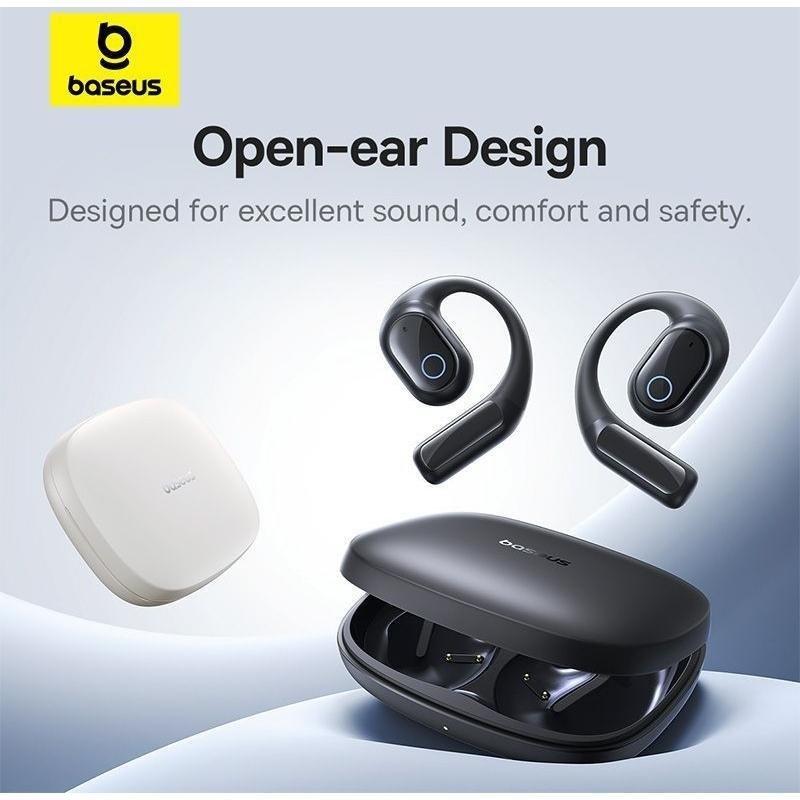 Baseus Eli 10i Fit Open-Ear True Wiresless Earbuds - Stellar White, , large image number 2