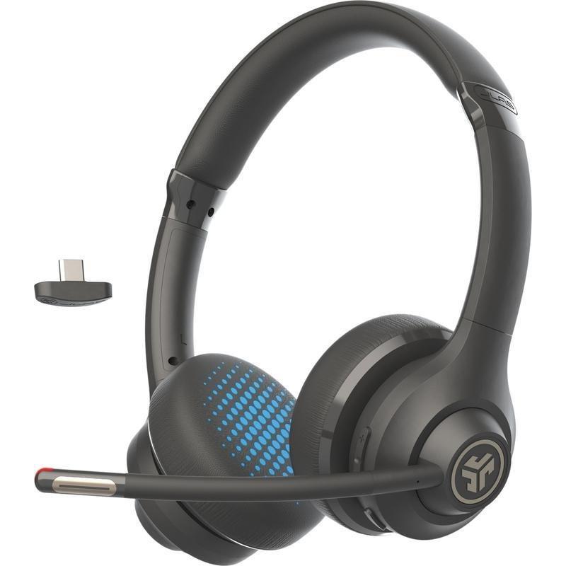 JLAB Go Work 2 Wireless+Wired On-Ear Office Headphones - Black, , large image number 2