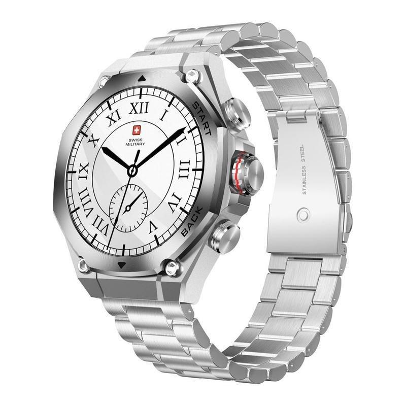 Swiss Military DOM 6 Smartwatch - Silver With Silver Metal Strap, , large image number 0