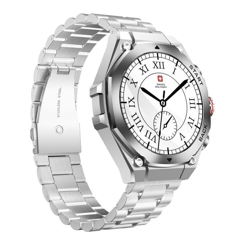 Swiss Military DOM 6 Smartwatch - Silver With Silver Metal Strap, , large image number 1
