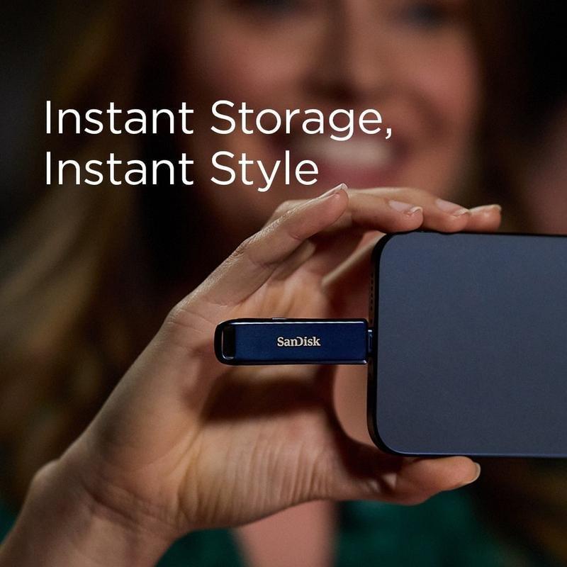 SanDisk iXpand Phone Drive USB Type-C Metallic Sky - 256GB, , large image number 1