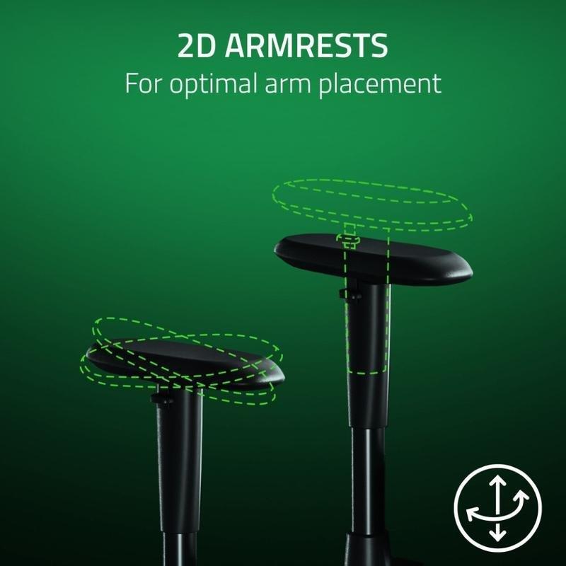 Razer Iskur V2 X - Essential Gaming Chair with Built-in Lumbar Support, , large image number 3