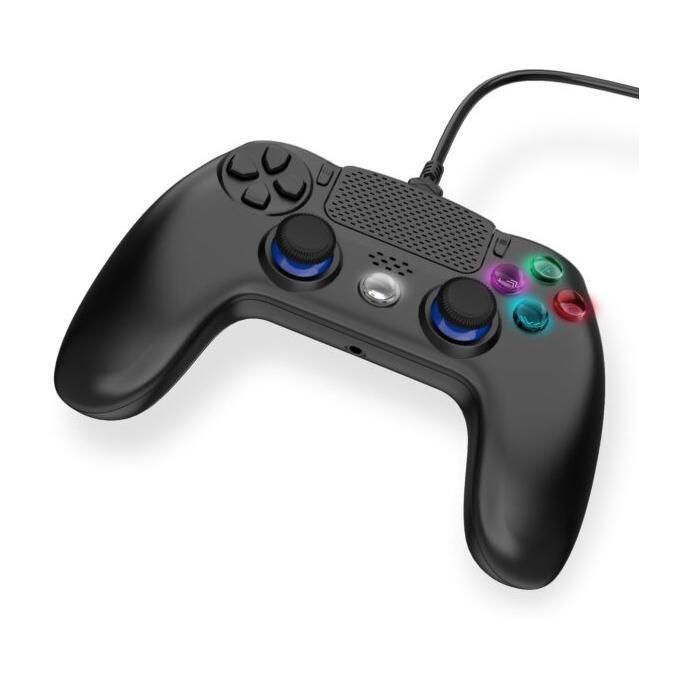 Freaks & Geeks Black Wired Controller for PS4, , large image number 1