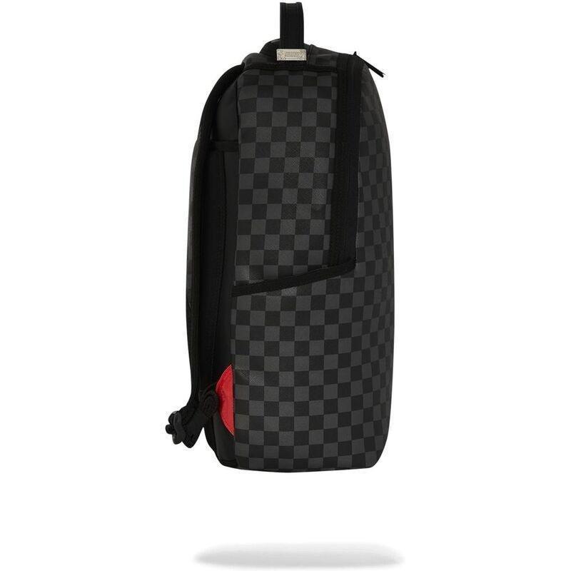 Sprayground Spray Spritz Grey Check Black DLXSV Backpack, , large image number 2