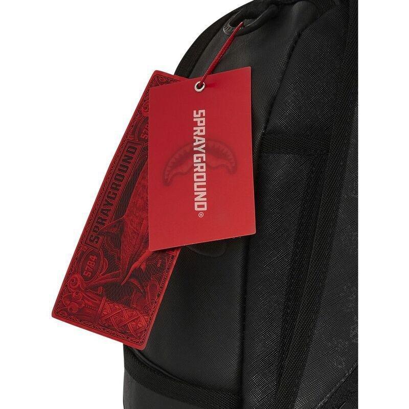 Sprayground Spray Spritz Grey Check Black DLXSV Backpack, , large image number 5