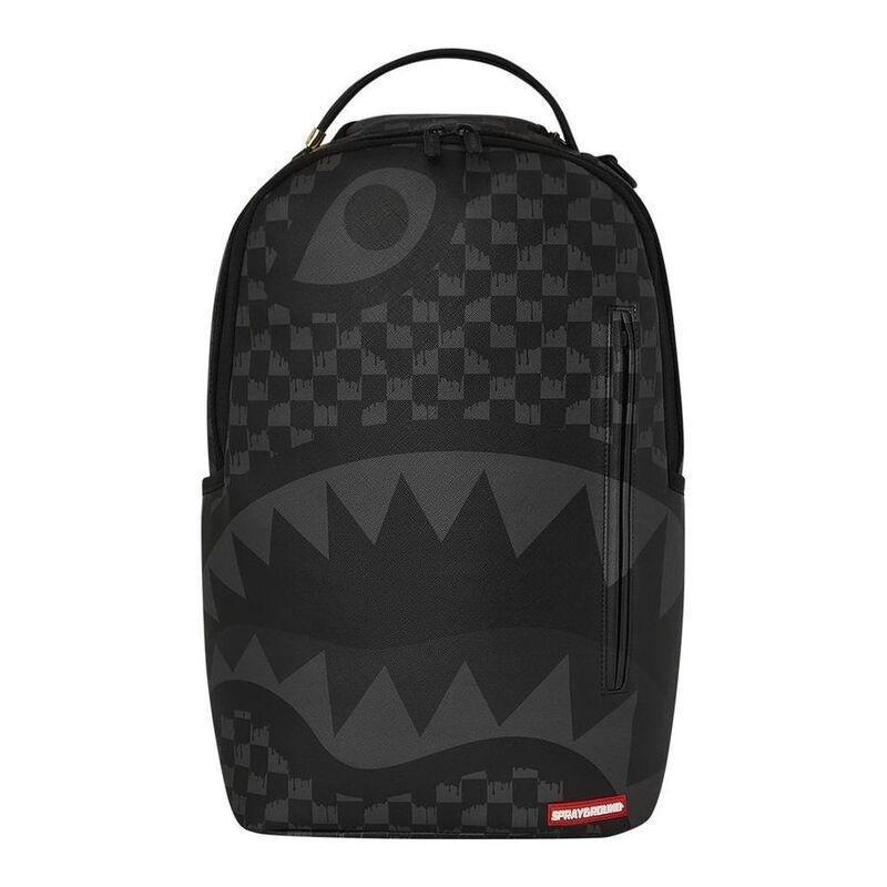 Sprayground Hangover Grey Drip Check DLXSV Backpack, , large image number 0