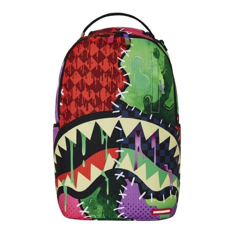 Sprayground Cut Up Stitched Up Zombie DLXSR Backpack, , large image number 0