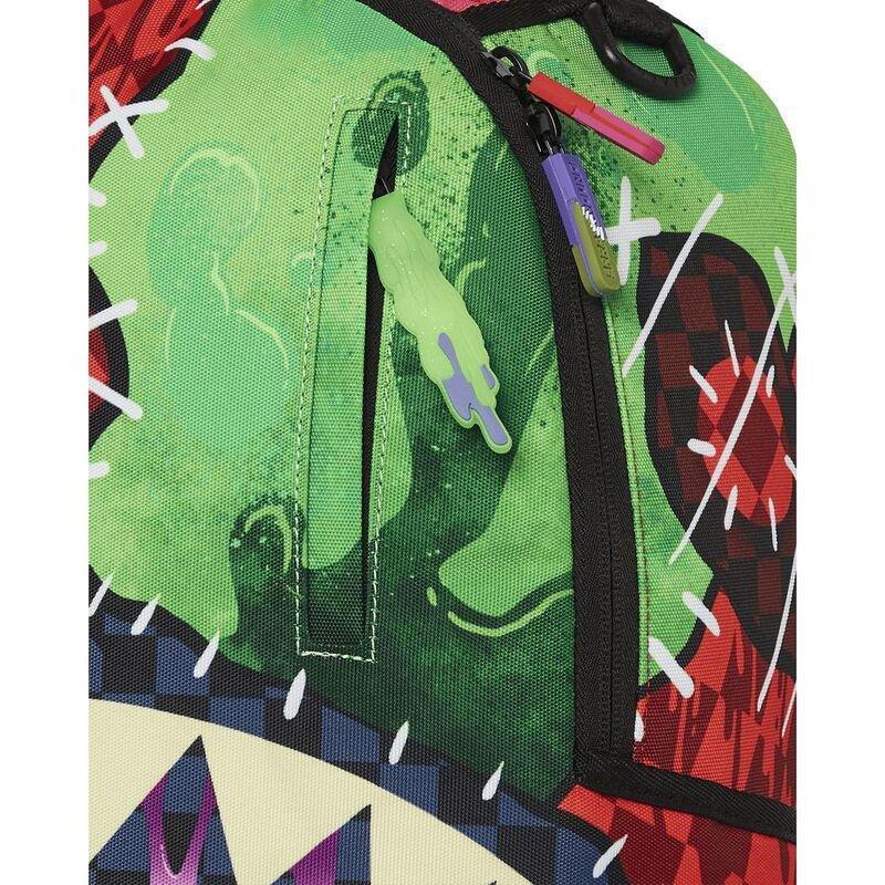 Sprayground Cut Up Stitched Up Zombie DLXSR Backpack, , large image number 4