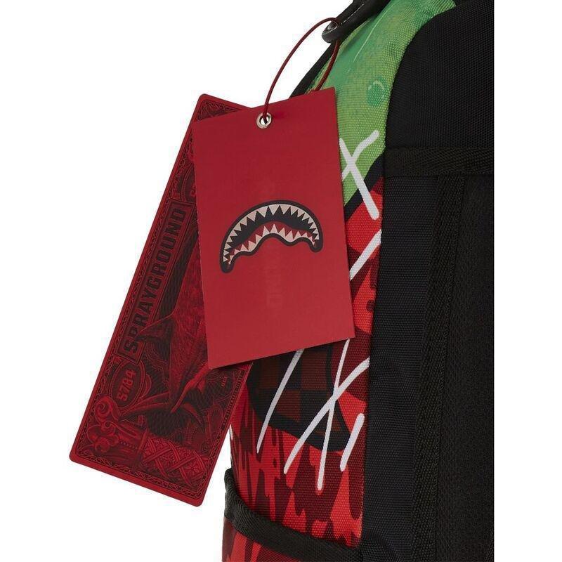 Sprayground Cut Up Stitched Up Zombie DLXSR Backpack, , large image number 6